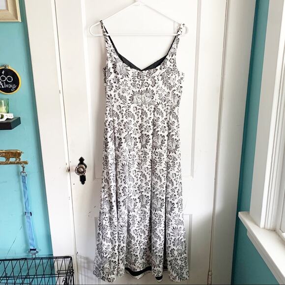 VTG Silk 1990’s Esperanto A-Line Floral Print Midi Dress Retro Style 6 Feminine - Picture 11 of 15